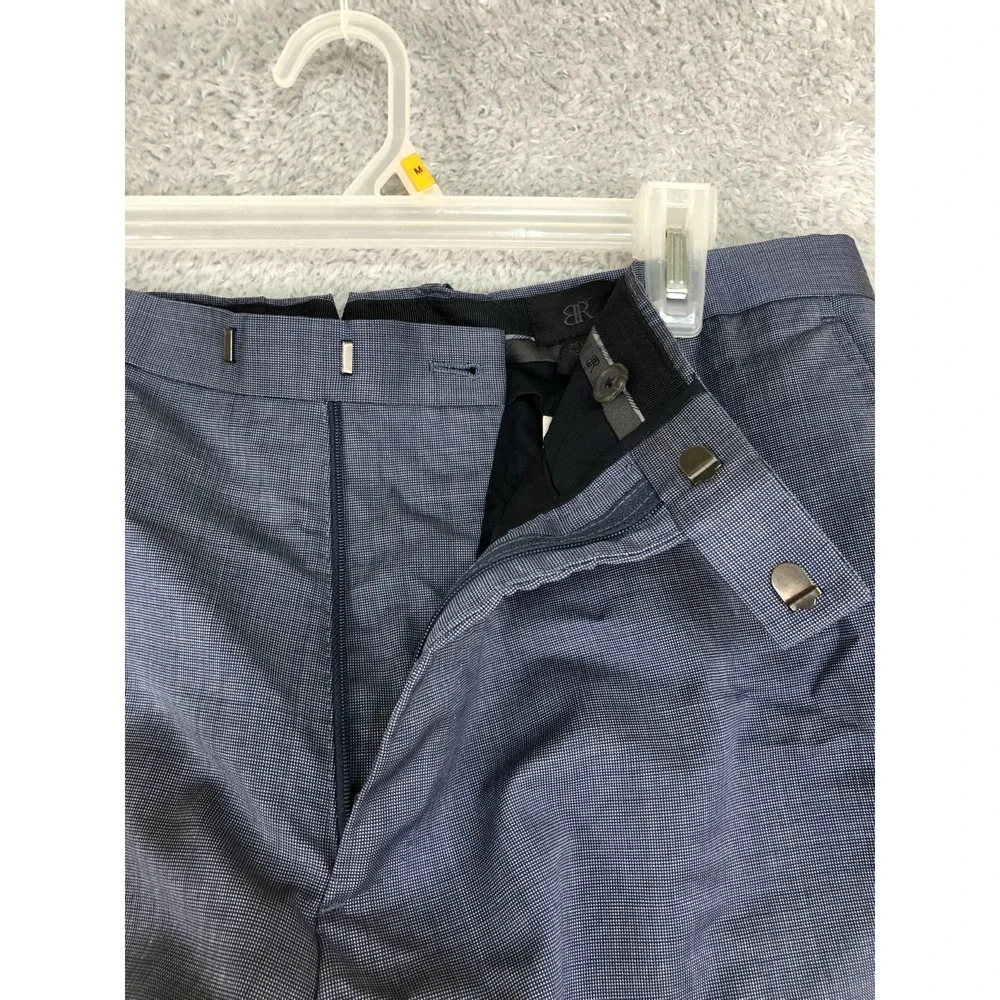 Banana Republic Pants Mens 35x33 (Tag 35x36) Blue Marzotto 100% Wool